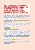  Advanced Nutrition and Human Metabolism Exam &lpar;2026&rpar; &ndash; Complete Test Bank with 100&percnt; Correct Answers & Detailed Rationales