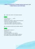 AVIXA AV Infrastructure&colon; Essentials Questions and Answers with&NewLine;Verified Solutions &vert; Latest 2026 Update