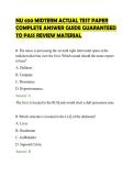 NU 650 MIDTERM ACTUAL TEST PAPER COMPLETE ANSWER GUIDE GUARANTEED TO PASS REVIEW MATERIAL&period;pdf&NewLine;&NewLine;