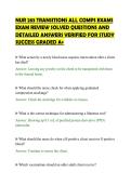 NUR 283 TRANSITIONS ALL COMPS EXAMS EXAM REVIEW SOLVED QUESTIONS AND DETAILED