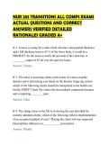 NUR 283 TRANSITIONS ALL COMPS EXAMS ACTUAL QUESTIONS AND CORRECT ANSWERS VERIFIED