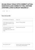 NU 664 EXAM 1 EXAM WITH CORRECT ACTUAL QUESTIONS AND CORRECTLY WELL DEFINED ANSWERS LATEST ALREADY GRADED A&plus;