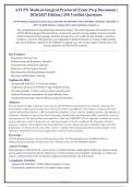 ATI PN Medical-Surgical Proctored Exam 2026-2027 QUESTIONS AND ANSWERS ALREADY GRADED A&plus;&period;&NewLine;100&percnt; Verified Solutions &vert; Updated Per Latest Guidelines &vert; Graded A&plus;