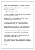 Biology 1407&colon; Exam 1 Questions With Complete Solutions