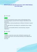 BCBA Examination Questions and Answers with Verified Solutions &vert;&NewLine;Latest 2026 Update