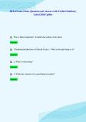 BCBA Exam&colon; Ethics Questions and Answers with Verified Solutions &vert;&NewLine;Latest 2026 Update