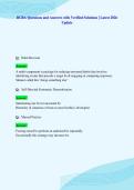 BCBA Questions and Answers with Verified Solutions &vert; Latest 2026&NewLine;Update