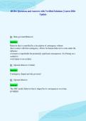 BCBA Questions and Answers with Verified Solutions &vert; Latest 2026&NewLine;Update