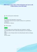 BCBA Exam &vert; Cooper&comma; Heron&comma; & Heward Questions and Answers with&NewLine;Verified Solutions &vert; Latest 2026 Update