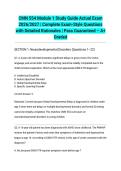 CMN 554 Module 1 Study Guide Actual Exam 2026&sol;2027 &vert; Complete Exam-Style Questions with Detailed Rationales &vert; Pass Guaranteed &ndash; A&plus; Graded
