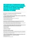 NSG 3130 Exam 4 &vert; Fundamental Concepts and Skills for Nursing Practice II 2026&sol;2027 &vert; ACTUAL EXAM &vert; 50 Q&A with Detailed Rationales &vert; Newly Released &vert; Pass Guaranteed - A&plus; Graded&NewLine;