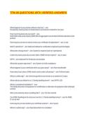 TFM-08 QUESTIONS WITH VERIFIED ANSWERS