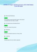ECPI Bio 111 Chapter 1 Questions and Answers with Verified Solutions&NewLine;&vert; Latest 2026 Update