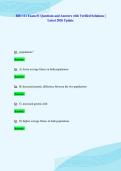 BIO 111 Exam &num;1 Questions and Answers with Verified Solutions &vert;&NewLine;Latest 2026 Update