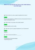 BIO 111 Ch1 Quiz Questions and Answers with Verified Solutions &vert;&NewLine;Latest 2026 Update