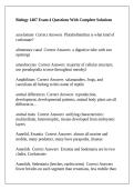 Biology 1407 Exam 4 Questions With Complete Solutions