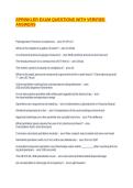 SPRINKLER EXAM QUESTIONS WITH VERIFIED ANSWERS