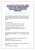 VA Contractors License Exam &ndash; Verified Questions and Answers&comma; Virginia Licensing Board&comma; Comprehensive Study Guide &lpar;Exam Preparation Material&rpar;