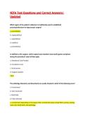 NIFA Test Questions and Correct Answers&vert; Latest Update