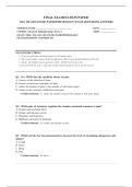 NSG 530 ADVANCED PATHOPHYSIOLOGY 2026 COMPLETE EXAM QUESTIONS AND ANSWERS 100&percnt; VERIFIED A&plus; GRADE ASSURED&excl;&excl;&excl;&excl;&excl;&excl;NEW LATEST UPDATE&excl;&excl;&excl;&excl;&excl;
