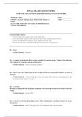 NURS 6501  ADVANCED PATHOPHYSIOLOGY 2026 COMPLETE EXAM QUESTIONS AND ANSWERS 100&percnt; VERIFIED A&plus; GRADE ASSURED&excl;&excl;&excl;&excl;&excl;&excl;NEW LATEST UPDATE&excl;&excl;&excl;&excl;&excl;