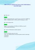 BIO 111 EXAM 2 Questions and Answers with Verified Solutions &vert;&NewLine;Latest 2026 Update&NewLine;