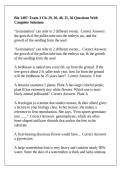Bio 1407&colon; Exam 3 Ch&period; 29&comma; 30&comma; 40&comma; 35&comma; 36 Questions With Complete Solutions