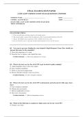 AANP AGNP CERTIFICATION  2026 COMPLETE EXAM QUESTIONS AND ANSWERS 100&percnt; VERIFIED A&plus; GRADE ASSURED&excl;&excl;&excl;&excl;&excl; NEW LATEST UPDATE &excl;&excl;&excl;&excl;&excl;