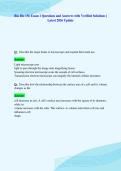Rio Bio 156 Exam 1 Questions and Answers with Verified Solutions &vert;&NewLine;Latest 2026 Update