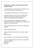 Bio 1407 Exam 1 &lpar;Chapter 22&comma;23&comma;24&comma;25&rpar; Questions With Complete Solutions
