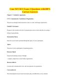 Com 325 UKY Exam 2 Questions with100&percnt;&NewLine;Correct Answers