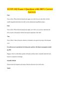 ECON 102 Exam 1 Questions with 100&percnt; Correct&NewLine;Answers