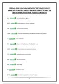 PERSONAL CARE HOME ADMINISTRATOR TEST&vert;COMPREHENSIVE EXAM QUESTIONS AND VERIFIED ANSWERS&vert;GRADED A&plus;&vert;PASS ON FIRST ATTEMPT&vert;BRAND NEW 2026&sol;2027 UPDATE&excl;&excl;&excl;&excl;&excl;
