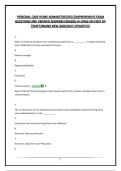 PERSONAL CARE HOME ADMINISTRATOR&vert;COMPREHENSIVE EXAM QUESTIONS AND VERIFIED ANSWERS&vert;GRADED A&plus;&vert;PASS ON FIRST ATTEMPT&vert;BRAND NEW 2026&sol;2027 UPDATE&excl;&excl;&excl;&excl;&excl;
