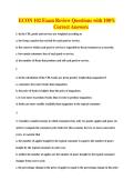 ECON 102 Exam Review Questions with 100&percnt;&NewLine;Correct Answers
