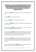 CDIP DOMAIN 1-6 -CERTIFIED DOCUMENTATION INTEGRITY PRACTITIONER &vert;COMPREHENSIVE EXAM QUESTIONS AND VERIFIED ANSWERS&vert;GRADED A&plus;&vert;PASS ON FIRST ATTEMPT&vert;BRAND NEW 2026&sol;2027 UPDATE&excl;&excl;&excl;&excl;&excl;