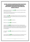 CDIP PREP -CERTIFIED DOCUMENTATION INTEGRITY PRACTITIONER &vert;COMPREHENSIVE EXAM QUESTIONS AND VERIFIED ANSWERS&vert;GRADED A&plus;&vert;PASS ON FIRST ATTEMPT&vert;BRAND NEW 2026&sol;2027 UPDATE&excl;&excl;&excl;&excl;&excl;