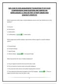 WGU D426 PA DATA MANAGEMENT-FOUNDATIONS STUDY GUIDE &vert;COMPREHENSIVE EXAM QUESTIONS AND VERIFIED ANSWERS&vert;GRADED A&plus;&vert;PASS ON FIRST ATTEMPT&vert;BRAND NEW 2026&sol;2027 UPDATE&excl;&excl;&excl;&excl;&excl;