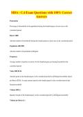 MDA - C&period;4 Exam Questions with 100&percnt; Correct&NewLine;Answers
