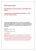 NR547 CEA Exam Study Guide Questions & Answers with Detailed Rationales 2026&ndash;2027 &vert; Complete Review