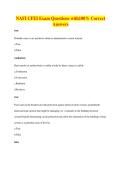 NAFI CFEI Exam Questions with100&percnt; Correct&NewLine;Answers