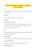 NAFI CFEI Practice Test Questions with100&percnt;&NewLine;Correct Answers