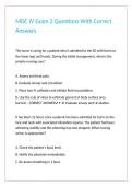 MDC 4 Exam 3 Questions With Correct Answers