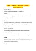 NAFI CFEI Exam 1 Questions with 100&percnt;&NewLine;Correct Answers