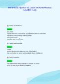 BIO 345 Exam 4 Questions and Answers with Verified Solutions &vert;&NewLine;Latest 2026 Update