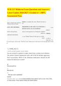 NUR 213 Midterm Exam Questions and Answers &vert; Latest Update 2026&sol;2027 &vert; Graded A&plus; &vert; 100&percnt; Guaranteed Pass&period;&NewLine;