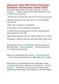 Wisconsin state DMV permit test Exam Questions and Answers &lpar;Latest 2026&rpar;&period;