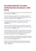 Real ASVAB-2026&sol;2027 Test &vert;With &NewLine;Verified Questions And Answers &vert; 100&percnt; &NewLine;Solved