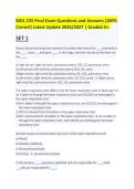 BIOL 235 Final Exam Questions and Answers &lpar;100&percnt;&NewLine;Correct&rpar; Latest Update 2026&sol;2027 &vert; Graded A&plus;&period;