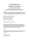 BSN 225 HESI RN Specialty&NewLine;Fundamentals of Nursing Exam V1&NewLine;&lpar;Latest Update 2025 &sol; 2026&rpar;&NewLine;100&plus; Questions with Answers & Rationales&NewLine;